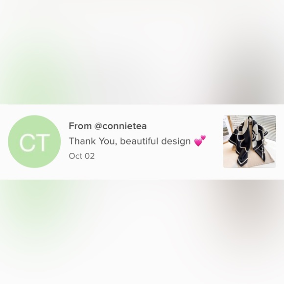 Camellia Elegant Printed Scarf - Picture 3 of 5